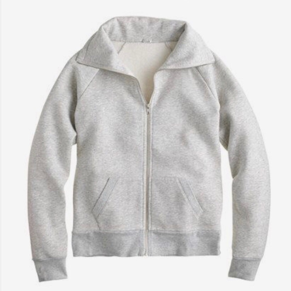 J Crew Funnel Sweatshirt Gray